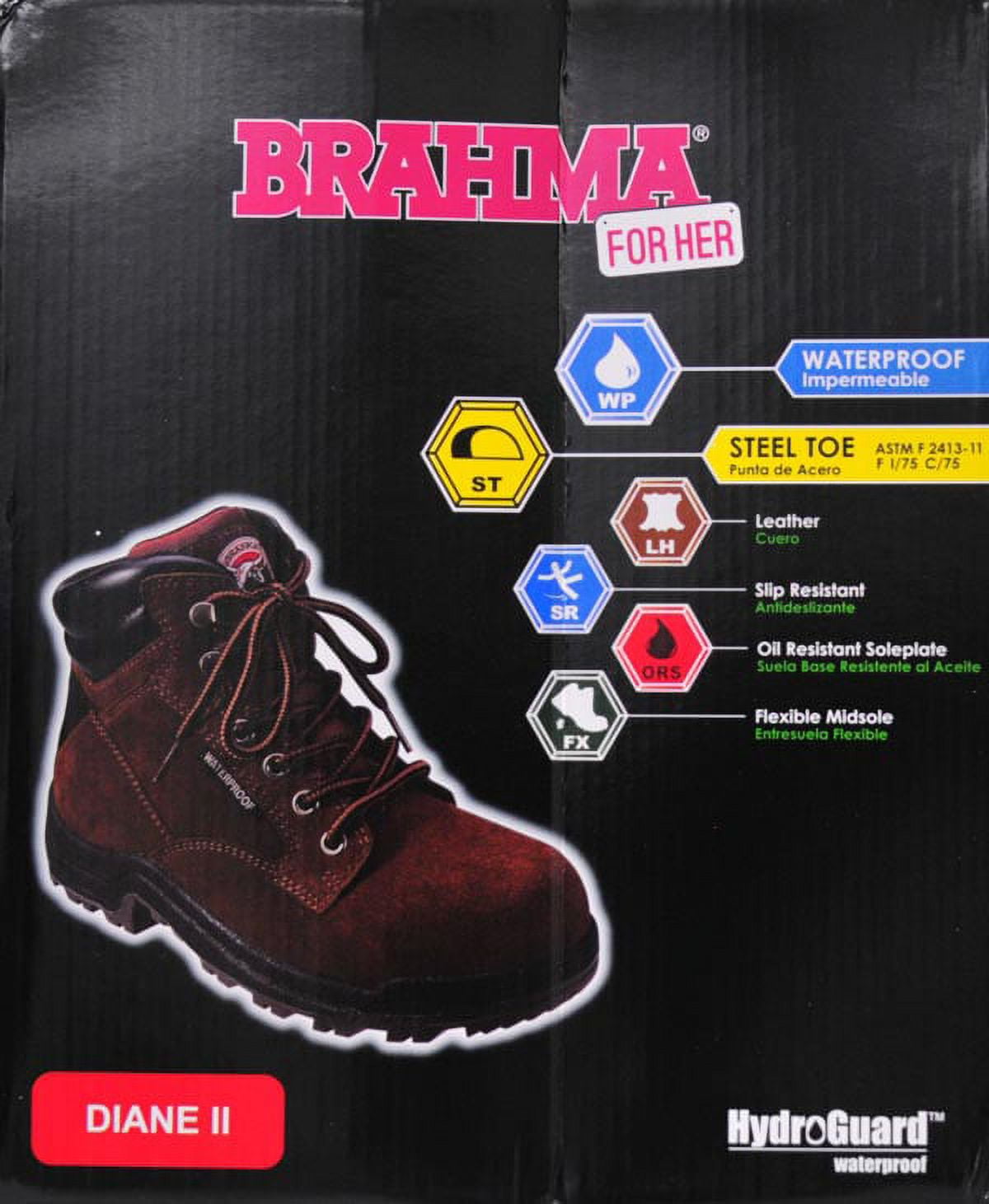Brahma Women's Diane II Steel Toe Work Boot