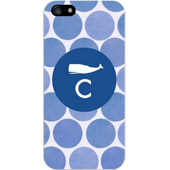 Critter Collection iPhone 5 Case, DOTS, Blue Whale