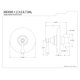 thumbnail image 2 of Kingston Brass Kb3002Al Control De Volumen Latón Pulido, 2 of 2