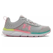 Under Armour Assert 8 Grade School Kids' Shoes Halo Gray Pink 7Y NWT
