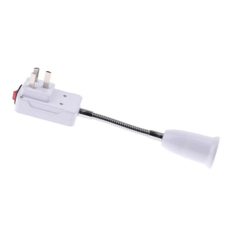

E27 Flexible Light Bulb Lamp Holder Socket Adapter With Switch AU Plug