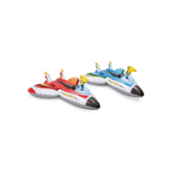Intex Water Gun Plane Ride-On, À partir de 3 ans, Flotteur de Piscine Gonflable avec Pistolet à Eau