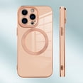 thumbnail image 5 of Designed for iPhone 13 Pro Case for Women & Girls [Compatible with MagSafe] Luxury Plating Gold Bumper Phone Cover Full Camera Protection Cover for iPhone 13 Pro 6.1 Inch-Pink, 5 of 12
