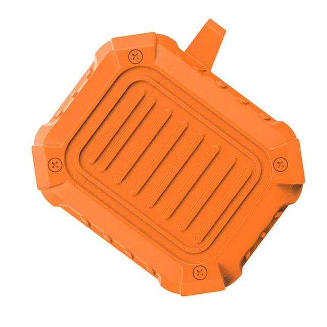 Étui d'Écouteurs en Silicone, Housse, Étui pour Écouteurs Sans Fil, Coque d'Écouteurs, Coque de Remplacement pour AirPods 1/2, Orange