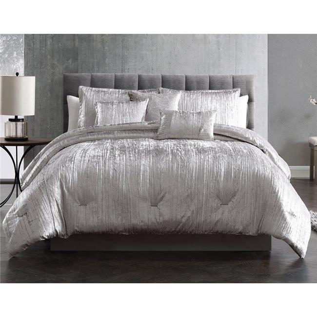 Riverbrook Home 81891 Turin Queen Size, Queen Bed Set Silver