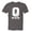 Charcoal, variant on PleaseMeTeesâ„¢ Mens Ohio Otate Football With Buckeye Balls HQ Tee