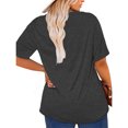 thumbnail image 6 of XCHQRTI Christmas Tree Shirt for Women Plus Size Tshirt Short Sleeve Graphic Top, 6 of 11