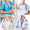 thumbnail image 3 of Youkk 2pack/lot Convenient Clip-on Nurse Pocket Watch Easy To Read Scratch-proof Wide Application Rose Gold 1Set, 3 of 6
