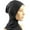 Black, variant on Fashion Women's Under Scarf Hat Cap Muslim Bone Ninja Hijab Islamic Neck Cover W/8 Colors