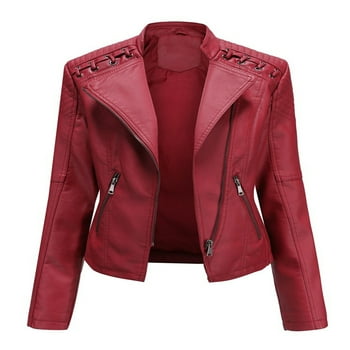 Long sleeve lapel zipper pockets coats hot sale