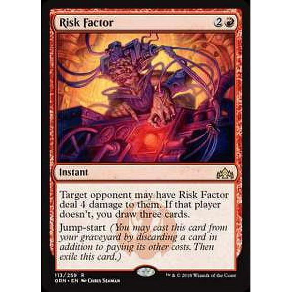 MtG Guilds of Ravnica Rare Risk Factor (Foil) #113