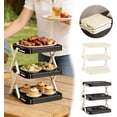 thumbnail image 6 of Foldable Vertical Dish Rack Cabinet Organizer Stand, 6 of 7