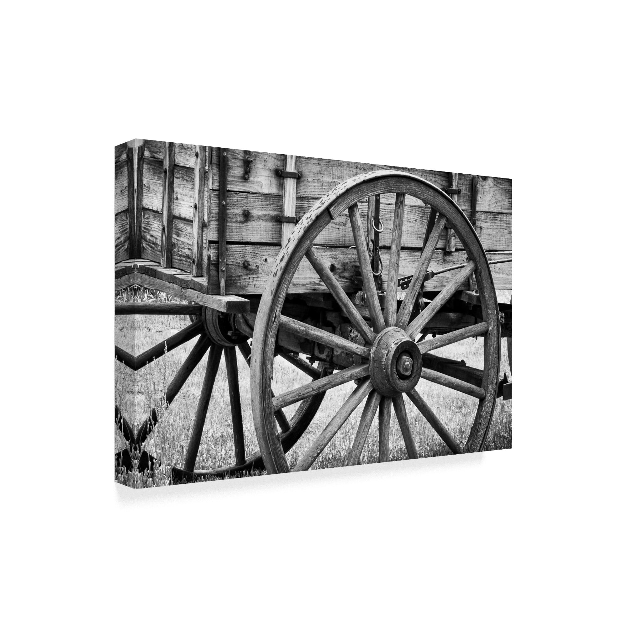 Trademark Fine Art 'Wagon Wheel Cart' Canvas Art by Brenda Petrella Photography Llc