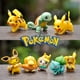 thumbnail image 1 of Figuras de Pokemon Pikachu Adornos de decoración de tortuga Jenny 8 piezas por juego, 1 of 3