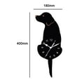 thumbnail image 4 of Reloj de pared Macarena 3D Wagging Dog Tail decoración de oficina, 4 of 7