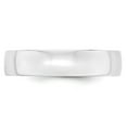 thumbnail image 2 of Auriga 14k White Gold 5mm Lightweight Women's Wedding Band Size- 10, 2 of 5