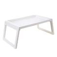 thumbnail image 4 of OULII 1Pcs Foldable Bed Table for Laptop and Serving Tray White Rectangular 26.8x14.1x10.2in, 4 of 8