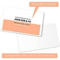 thumbnail image 6 of 200 Pack Premium Blank PVC Cards, Blank Credit Cards CR80 30 Mil Graphic, White Plastic Cards PVC ID Cards for Photo ID Badge Printers (No Slot), 6 of 7
