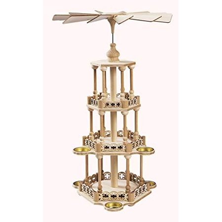 Saico Large Pyramid Kit, Wood Brown, 50 x 30 x 30 cm