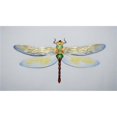thumbnail image 1 of Eangee Home Design esh119 Décoration Murale Libellule Blanc & Vert, 1 of 1