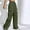 Army Green, variant on Women's Casual Pocket High Waist Elastic Ventilate Perspire Climbing Exercise Pants Army Green XXXXXL