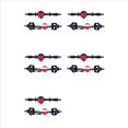 thumbnail image 1 of 5X Eje Delantero y Trasero de Metal para C14 C24 C34 C44 B14 B24 1/16 RC Car Upgrades Parts Accessories,Negro, 1 of 5