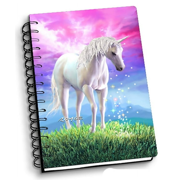 3D Royce Small 4"x6" Notebook by Artgame (Unicorn)