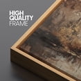thumbnail image 5 of Large Framed Canvas Print Forest stream in Autumn Wall Art Decorative Ready to Hang Painting for Living room Bedroom - 60"x30" Natural Frame, 5 of 7