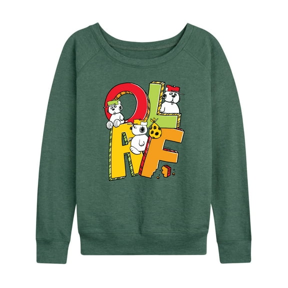Peanuts - Olaf Editorial - Women's French Terry Long Sleeve T-Shirt