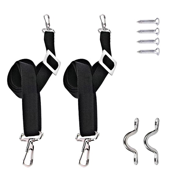 Weatherproof Adjustable Bimini Top Pad Eye Straps with Hook Hardware Part for Canopy Canoe Marine Boat Strong