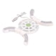 thumbnail image 1 of DRS04 Computadora plegable Enfriador para computadora portátil Almohadilla de enfriamiento Base de enfriamiento USB luminosa (Blanco), 1 of 8