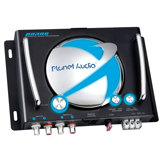 Planet Audio PA300 Digital Bass Processor With Remote Subwoofer Control