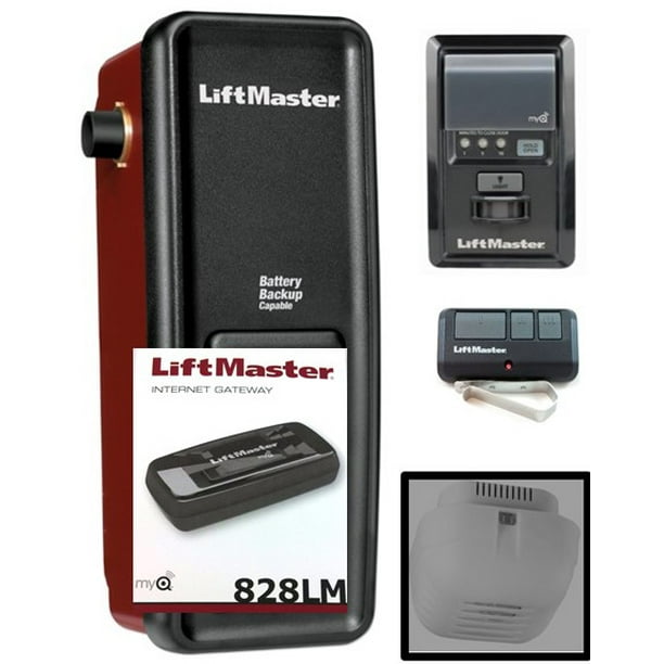 8500 Liftmaster Elite Series Wall Mounted Garage Door Opener With 828lm Gateway Com - Liftmaster Quiet Garage Door Opener