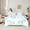 Blue White, variant on jejeloiu Pink Cute Bowknot 7-Piece Twin Bedding Sets,Kawaii Bow Tie Bedding Comforter Set,Chic Ribbon Bowtie Sheet Sets For Girls,Microfiber Bedroom Decor Reversible