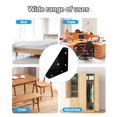 thumbnail image 4 of Corner Brace Connector Brackets Sure Here's A Product Title for Listing 5pcs Rustproof Corrosion Resistant Simple Installation 90-degree Triangle, 4 of 8