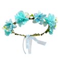 thumbnail image 2 of Diadema de flores Fernando corona de flores para el cabello despedida de soltera novia de playa Estilo D, 2 of 8