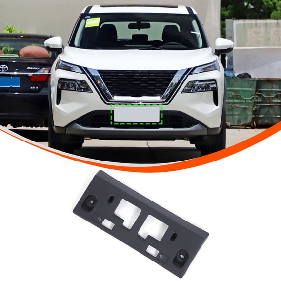 Front License Plate Bracket for Nissan Rogue 2021(US Version) OE:962106RR0A / 96210-6RR0A Front Bumper License Plate Frame car exterior accessories