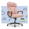 thumbnail image 2 of Serta Connor Office Chair Pink Microfiber, 2 of 15