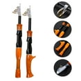 thumbnail image 3 of Telescopic Fishing Rod Mini Fishing Poles Carbon Fishing Rod for Travel Camping, 3 of 8