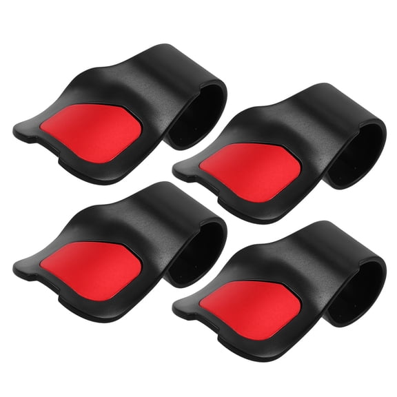 Homoyoyo 4Pcs Red Motorcycle Throttle Grip Accessories for Comfortable Rides and Enhanced Control