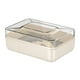 thumbnail image 3 of Caja de jabón con tapa, estanquea bañera, viaje fácil, basura fácil, caja de jabón de escritorio, jabón para viaje, jabón de baño portátil, metal resistente, diseño plegable, para dormitorio, 3 of 6