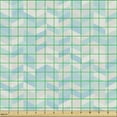 thumbnail image 2 of Chevron Sofa Upholstery Fabric by the Yard, Pastel Blue Colors with Creative Simplistic Composition of Stripes Modern Pattern, Decorative Fabric for DIY and Home Accents, Multicolor by Ambesonne, 2 of 5