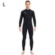thumbnail image 2 of Sail de buceo 3mm trajes de neopreno SCR Traje de buceo de neopreno de una pieza Traje de surf cuerpo completo para buceo Snorkeling Surfing Natación Negro L Sweethay OD003294-03, 2 of 7