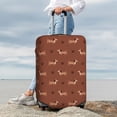 thumbnail image 4 of Wukai Dachshund Dog Puppy Elastic Luggage Cover: Personalized Protection for Your Suitcase - Fits 19~29-inch, Washable & Durable Travel Companion-Medium, 4 of 8