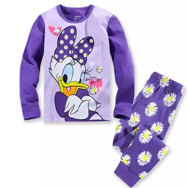 Pijamas para bebés y niñas, conjuntos de ropa para niños de 2, 3, 4, 5, 6 y 7 años, camisetas y pantalones, 100% algodón, novedad