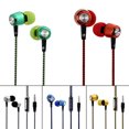 thumbnail image 1 of Twowood auricular 3.5mm Control de volumen con cable en oreja Auriculares para auriculares Auriculares incorporados Micrófono, 1 of 6