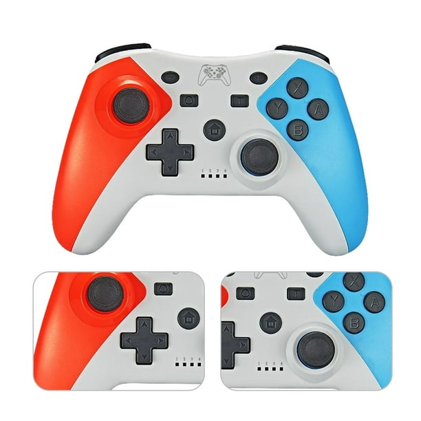 Game Controller 500mAh Wireless Gamepad para Switch/PC Computer (Blanco)