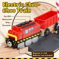 thumbnail image 4 of Train Set, 68 PCS Wooden Train Set for Kids, Train Toys for Toddlers, Construction Toys Train with Train Tracks for Kids 2 3 4 5+ Years Old, Great Gift for Boys Girls - Compatible with Other Brands, 4 of 9