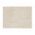thumbnail image 2 of Noble Linens Pinstripe Cotton Bath Mat, 24 in x 17 in, Natural, 2 of 11