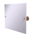 thumbnail image 1 of Allied Brass PR-93 Frameless Landscape Rectangular Tilt Beveled Edge Wall Mirror, Brushed Bronze, 1 of 2